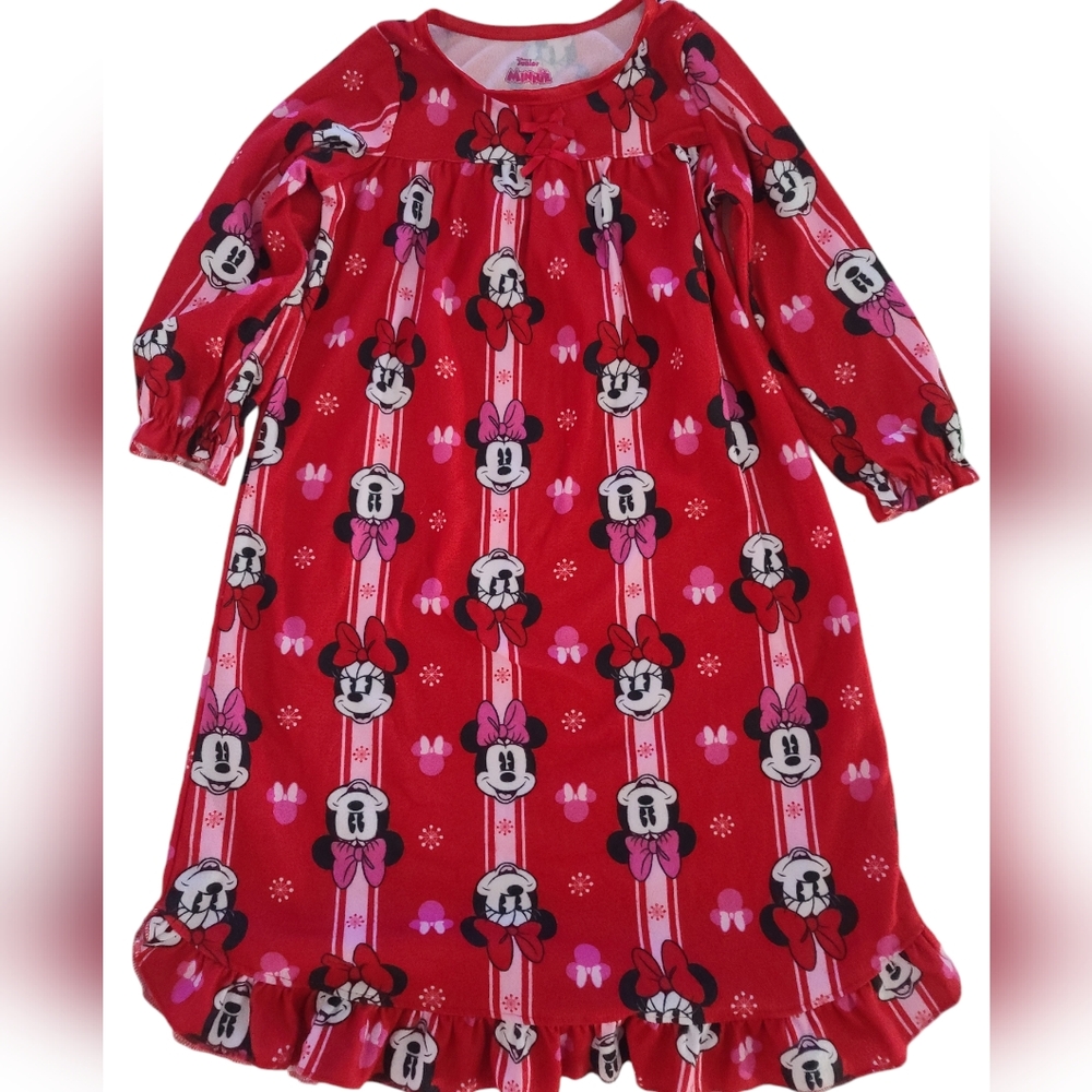 Disney Junior Minnie  Toddler Girl Nightgown Size 3T